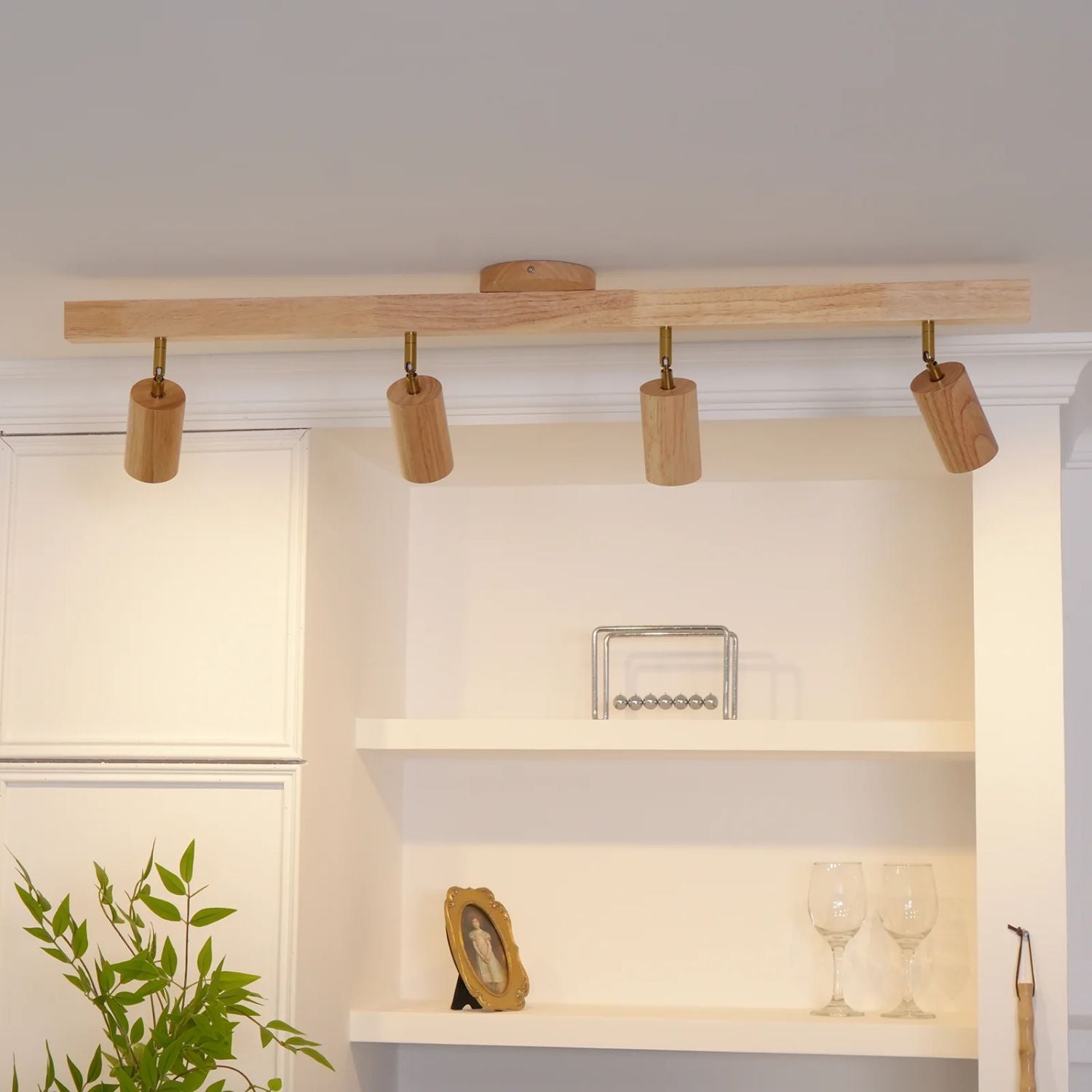 Plafonnier en bois Navelisse