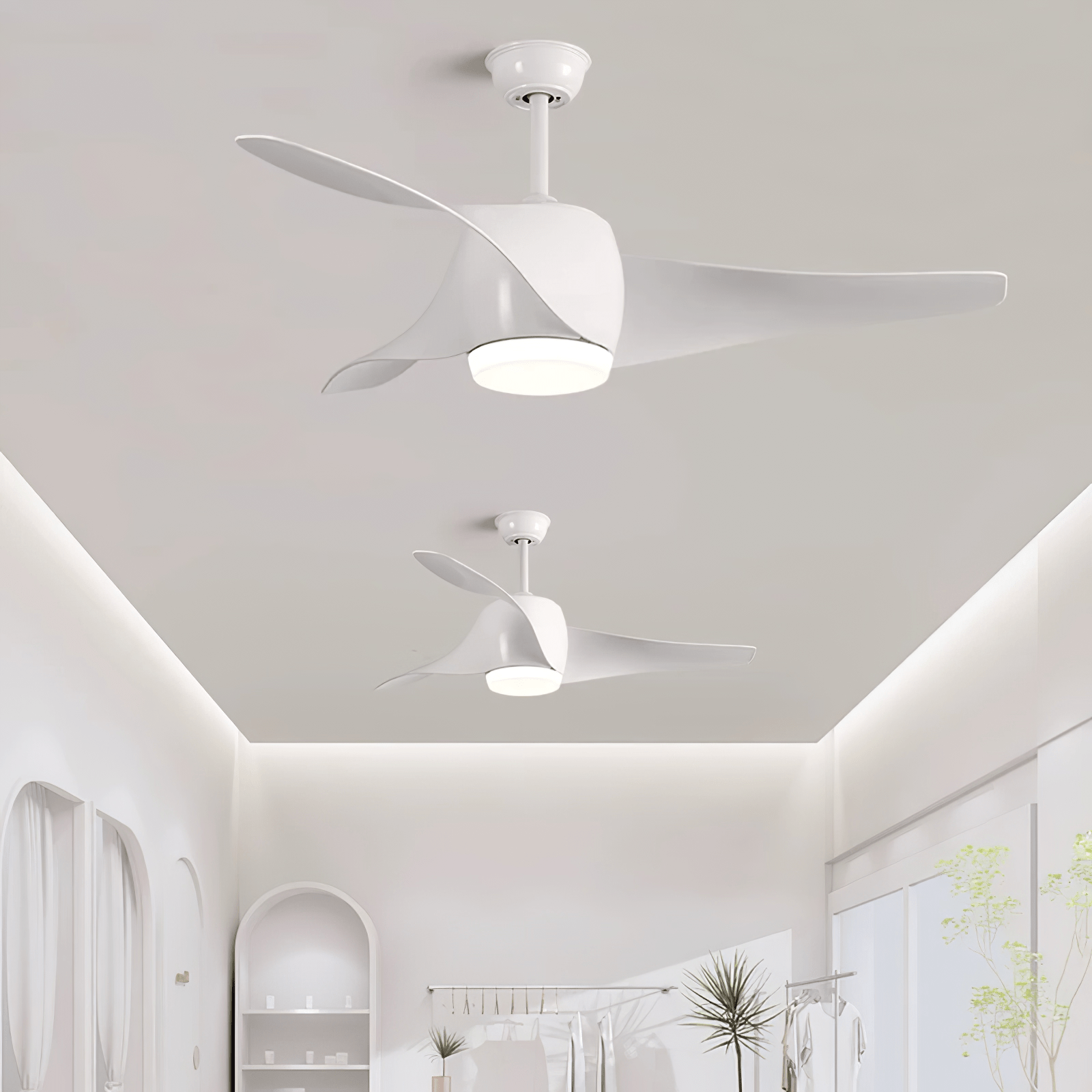 Plafonnier ventilateur Fionéaire