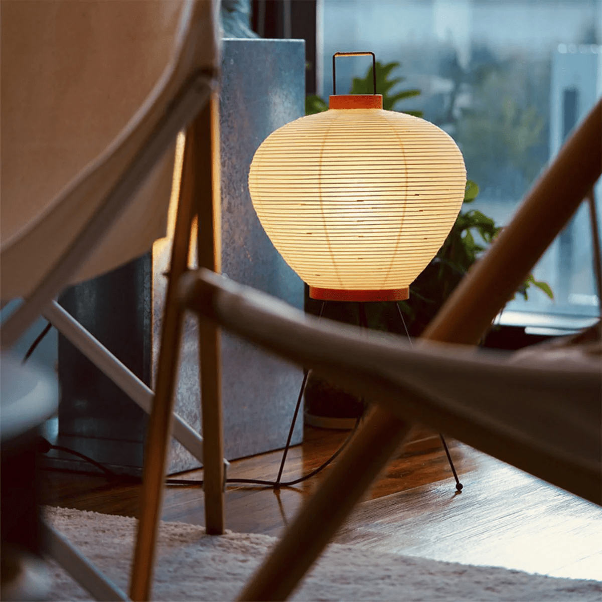Lampe de table japonaise Pélvionalis