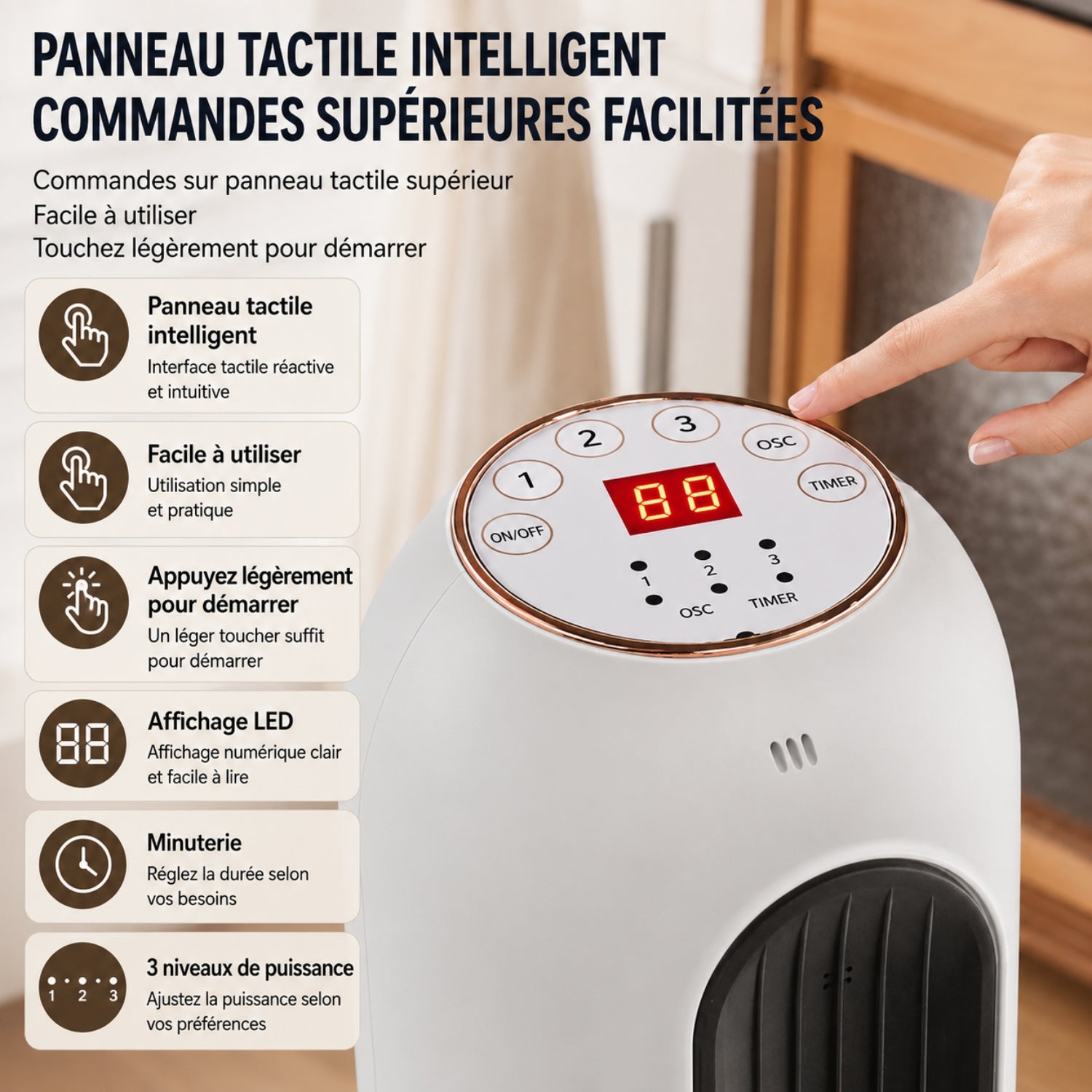 Ventilateur colonne Homontcour