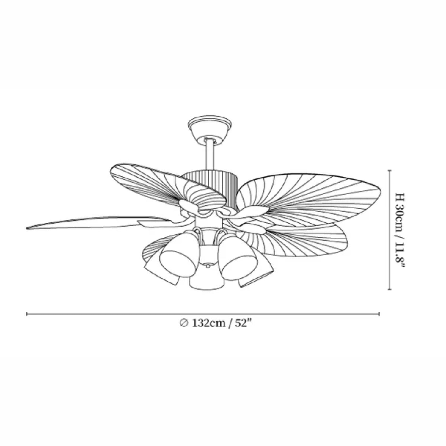 Plafonnier ventilateur Raavel
