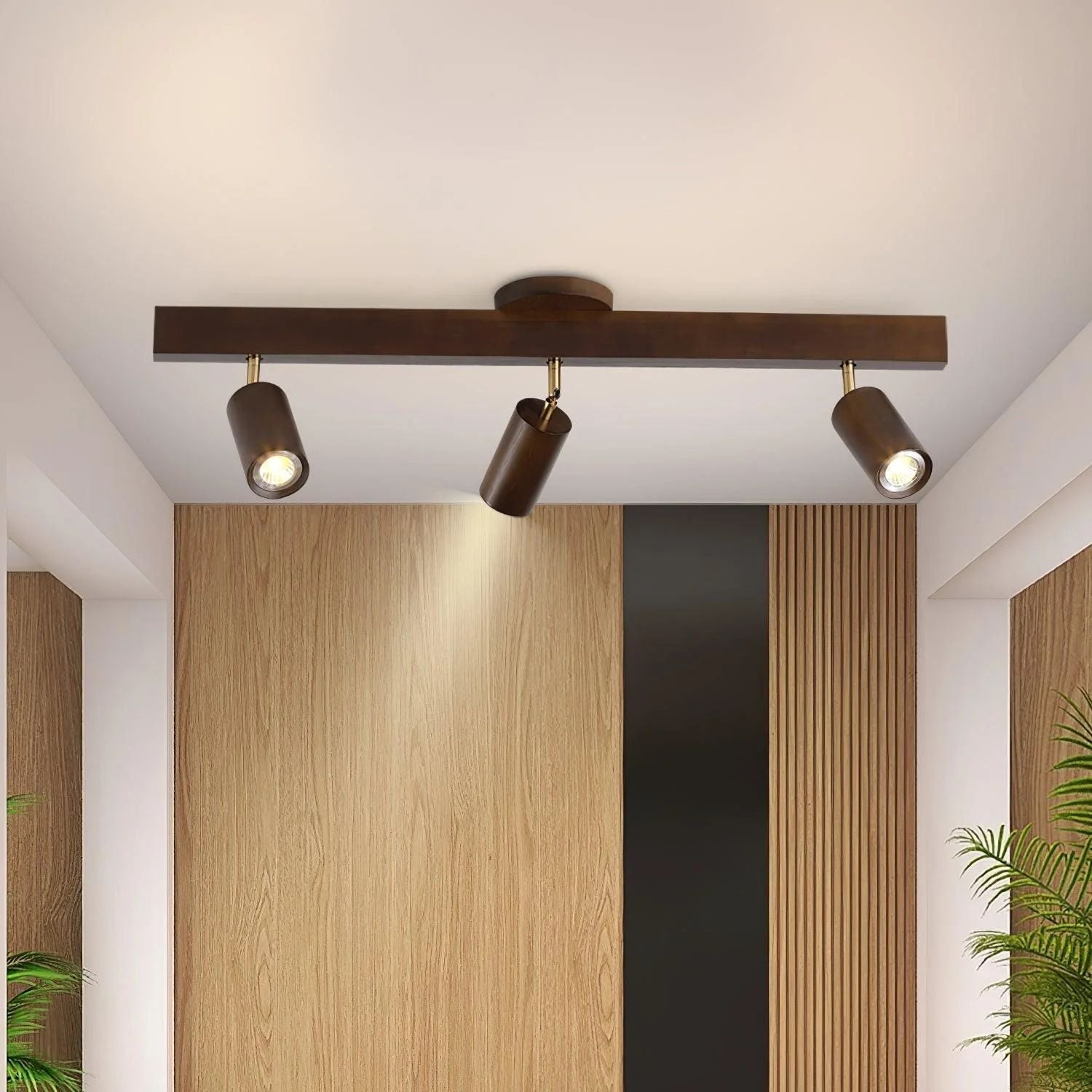 Plafonnier en bois Navelisse