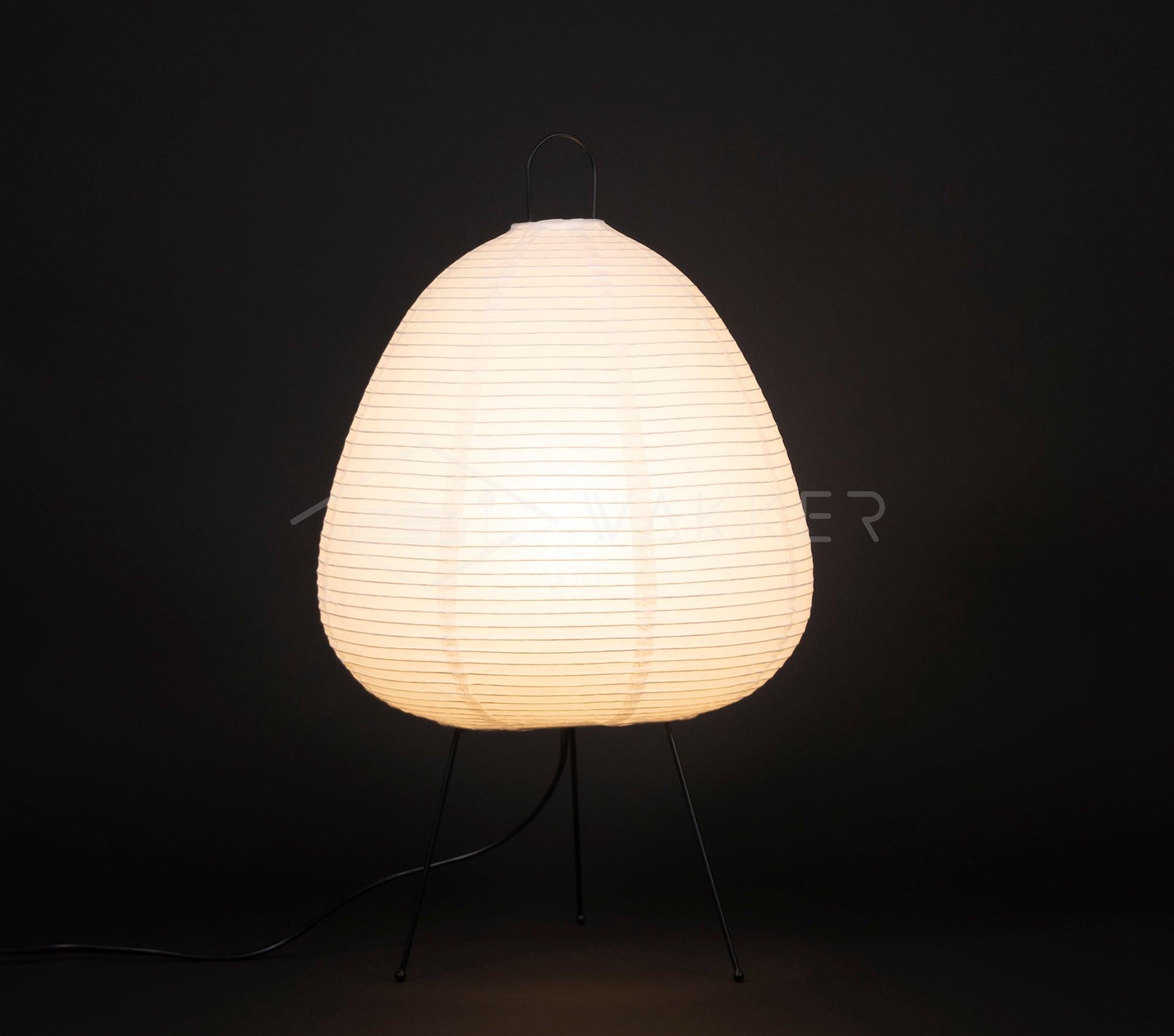 Lampe de table japonaise Pélvionalis