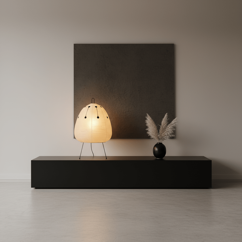 Lampe de table japonaise Pélvionalis