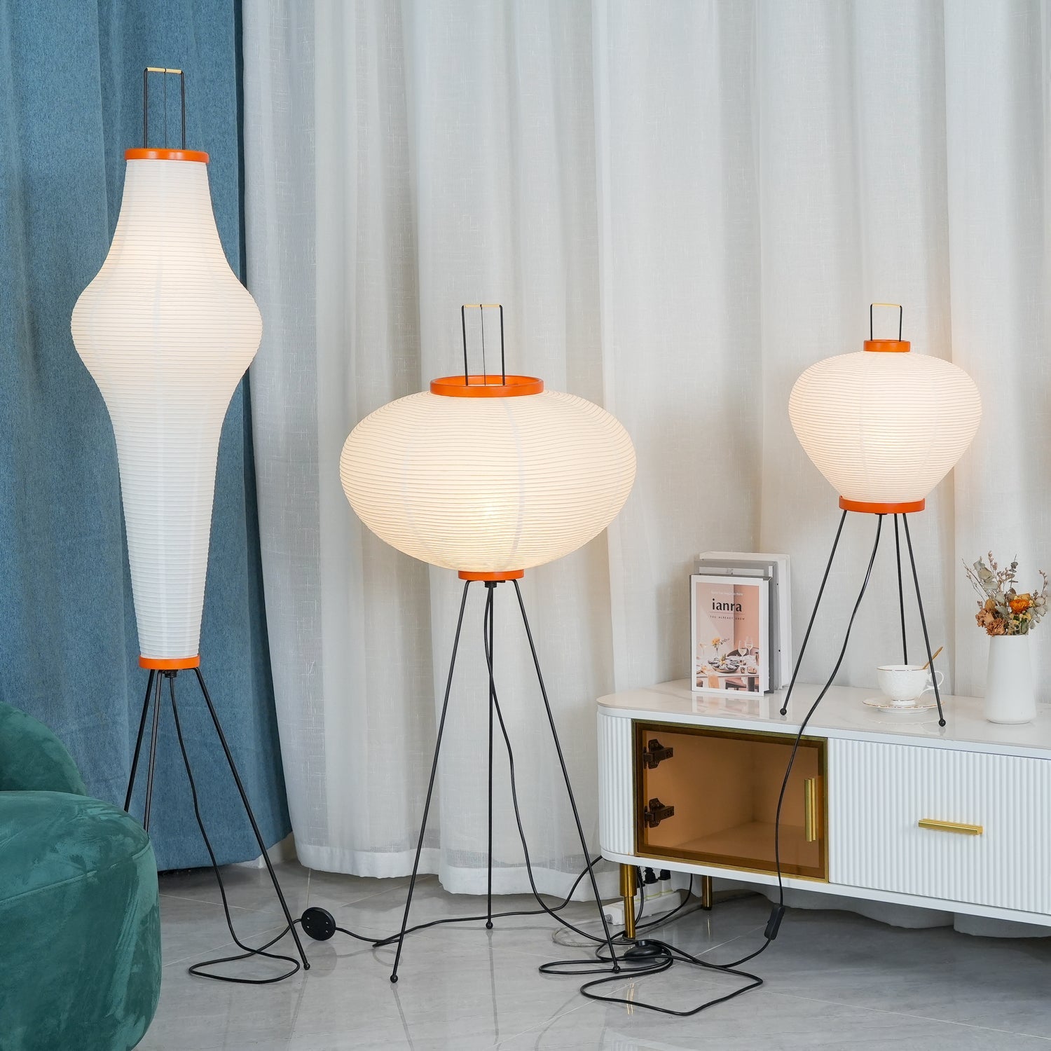 Lampadaire sculptural Taellella