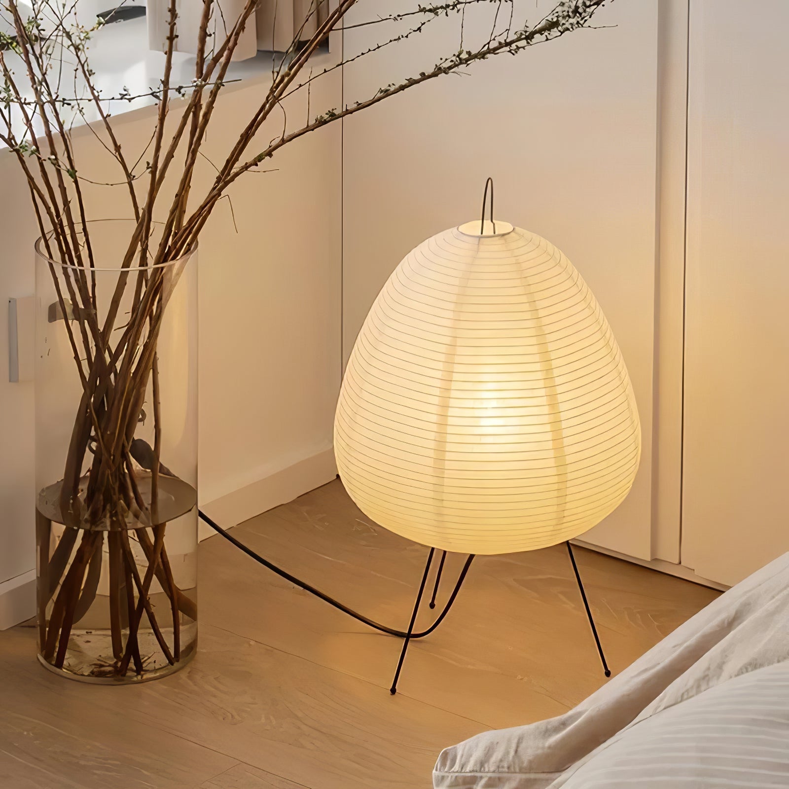Lampe de table japonaise Pélvionalis