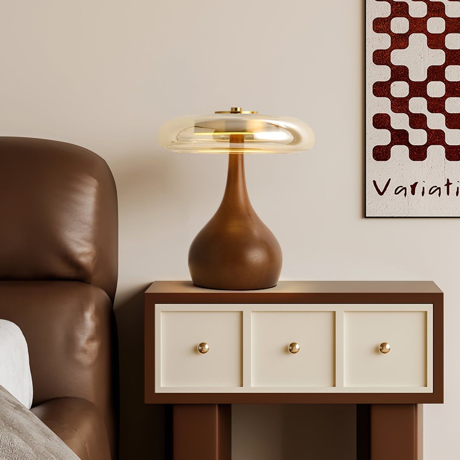 Lampe de table sculpturale Beiris