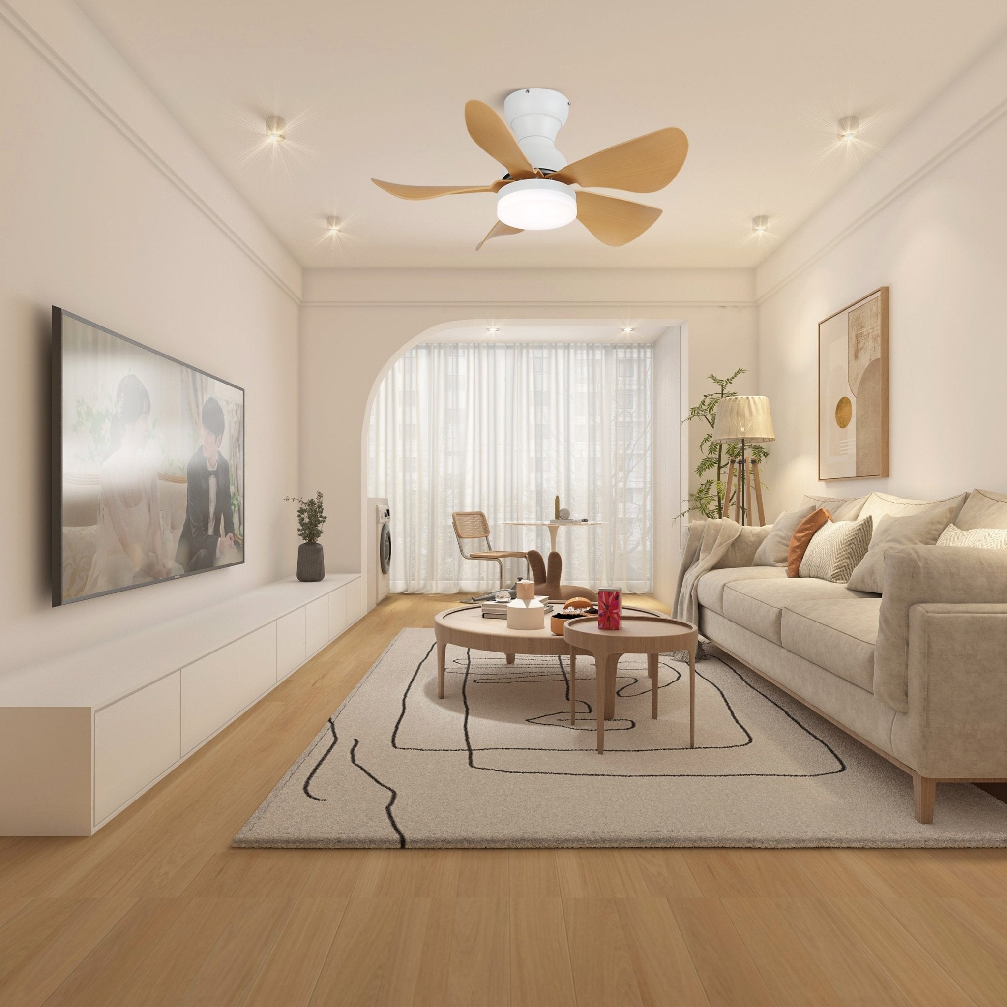 Plafonnier ventilateur Jalienos