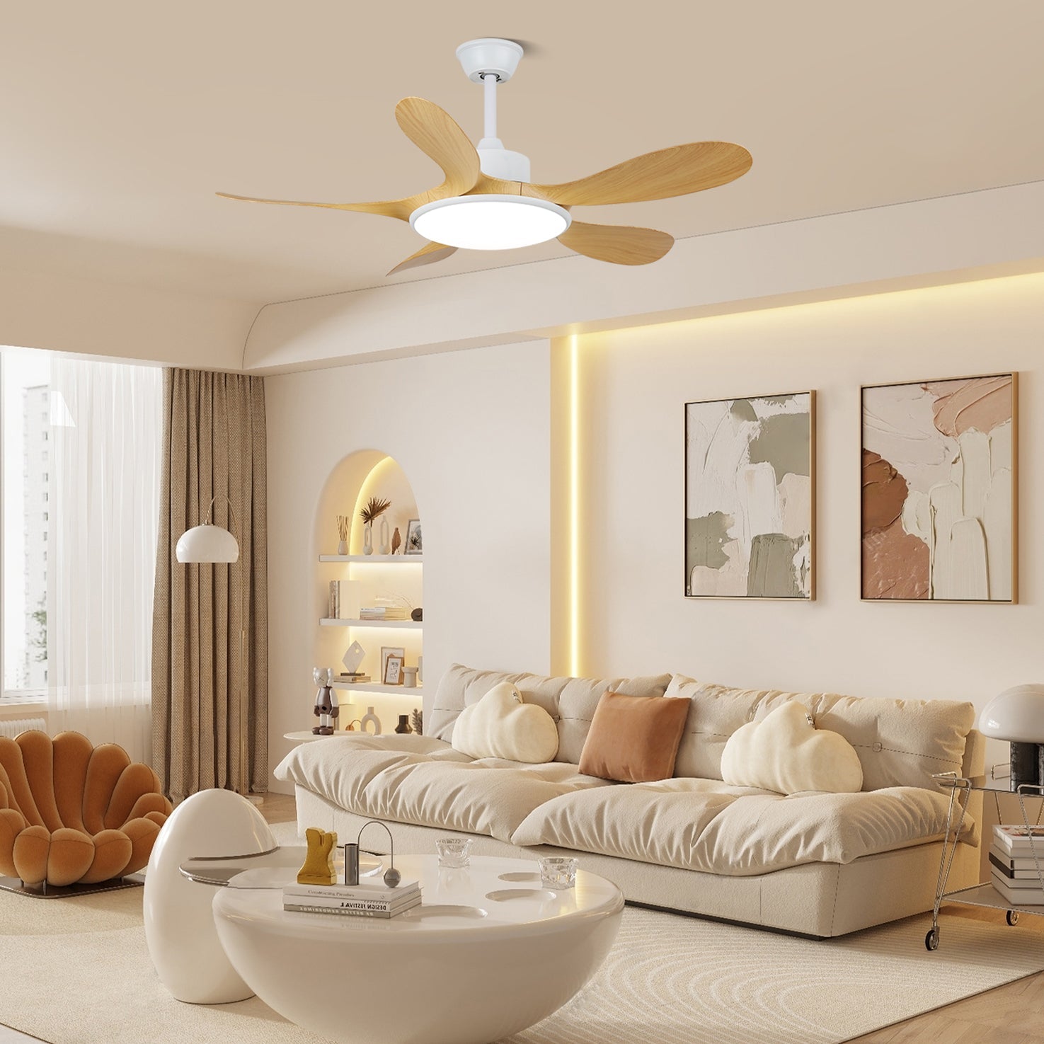 Ventilateur plafonnier Ruereno