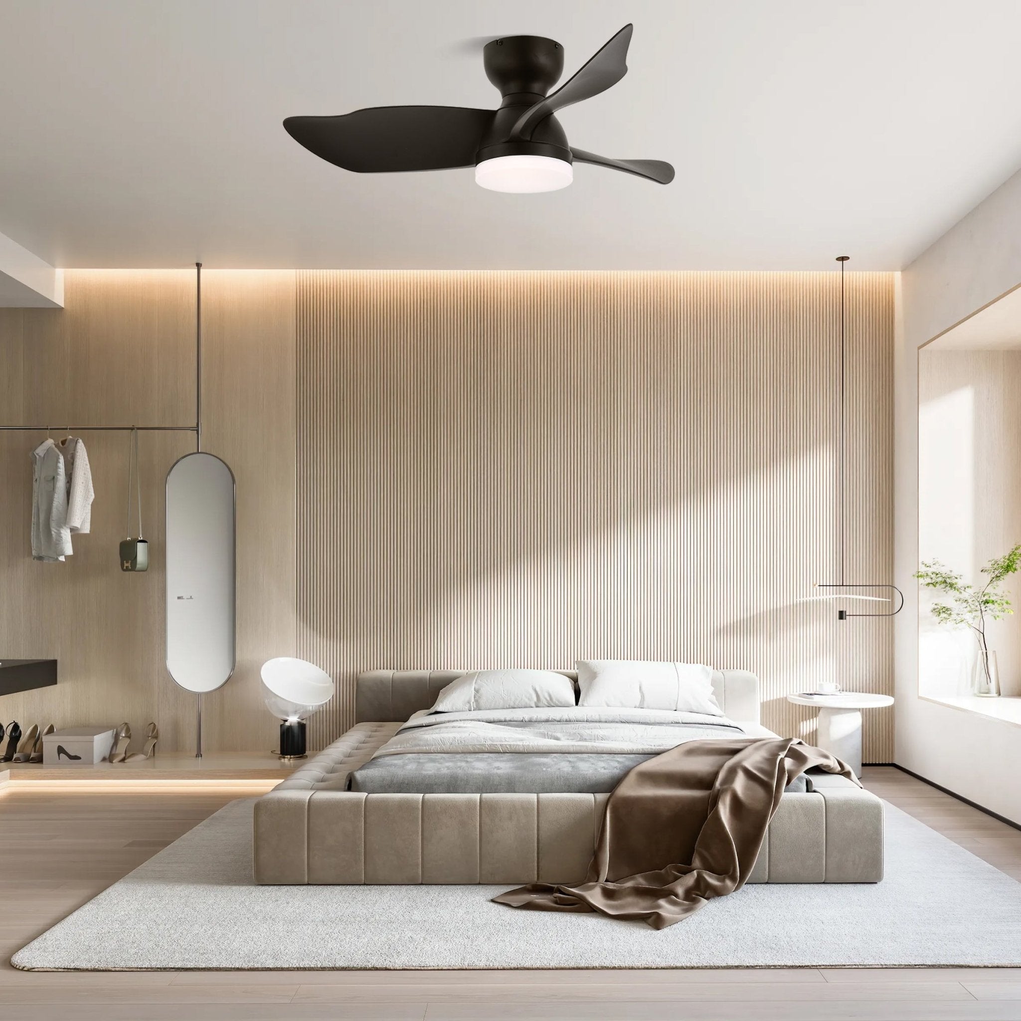 Plafonnier ventilateur Taéllya
