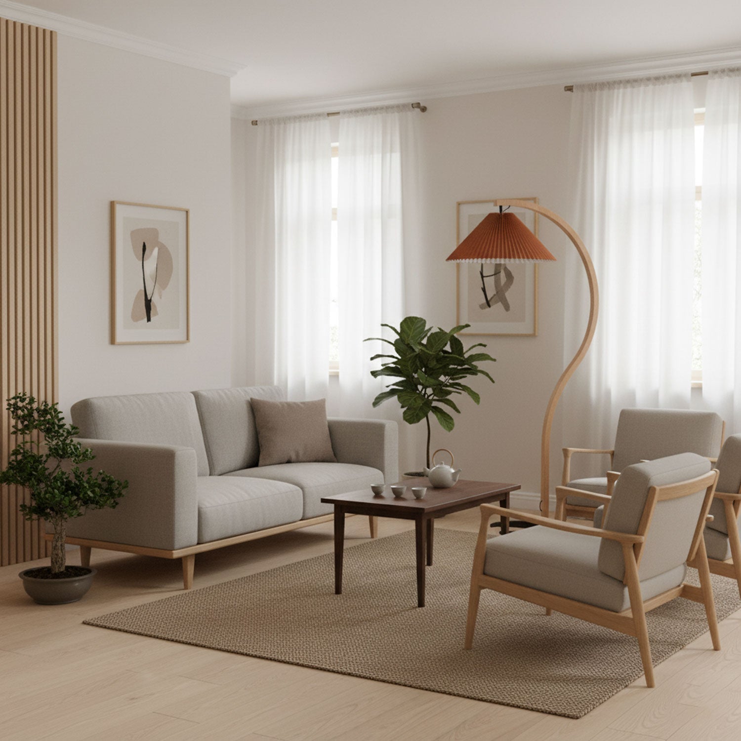 Lampadaire scandinave Roeléco