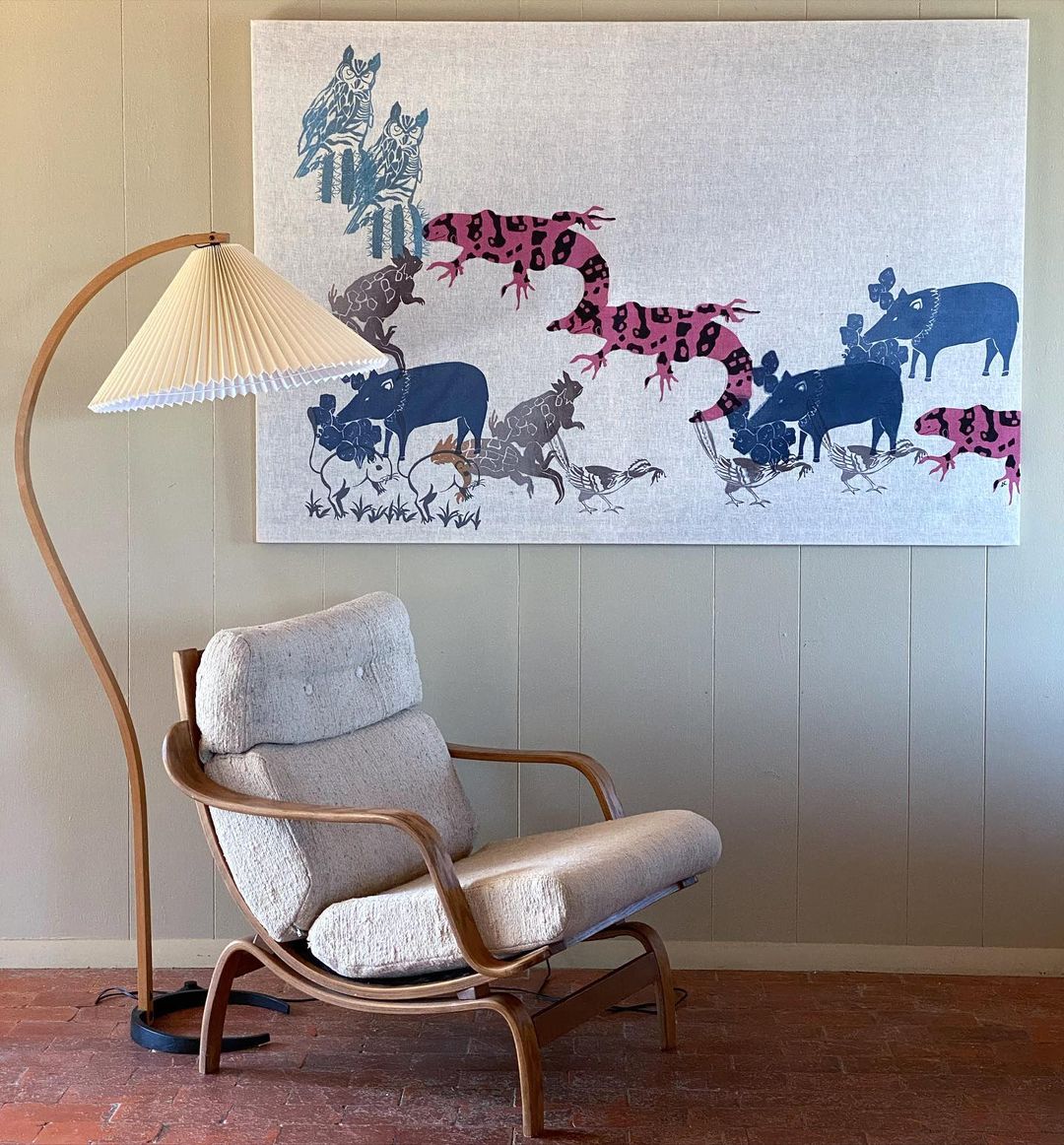 Lampadaire scandinave Roeléco