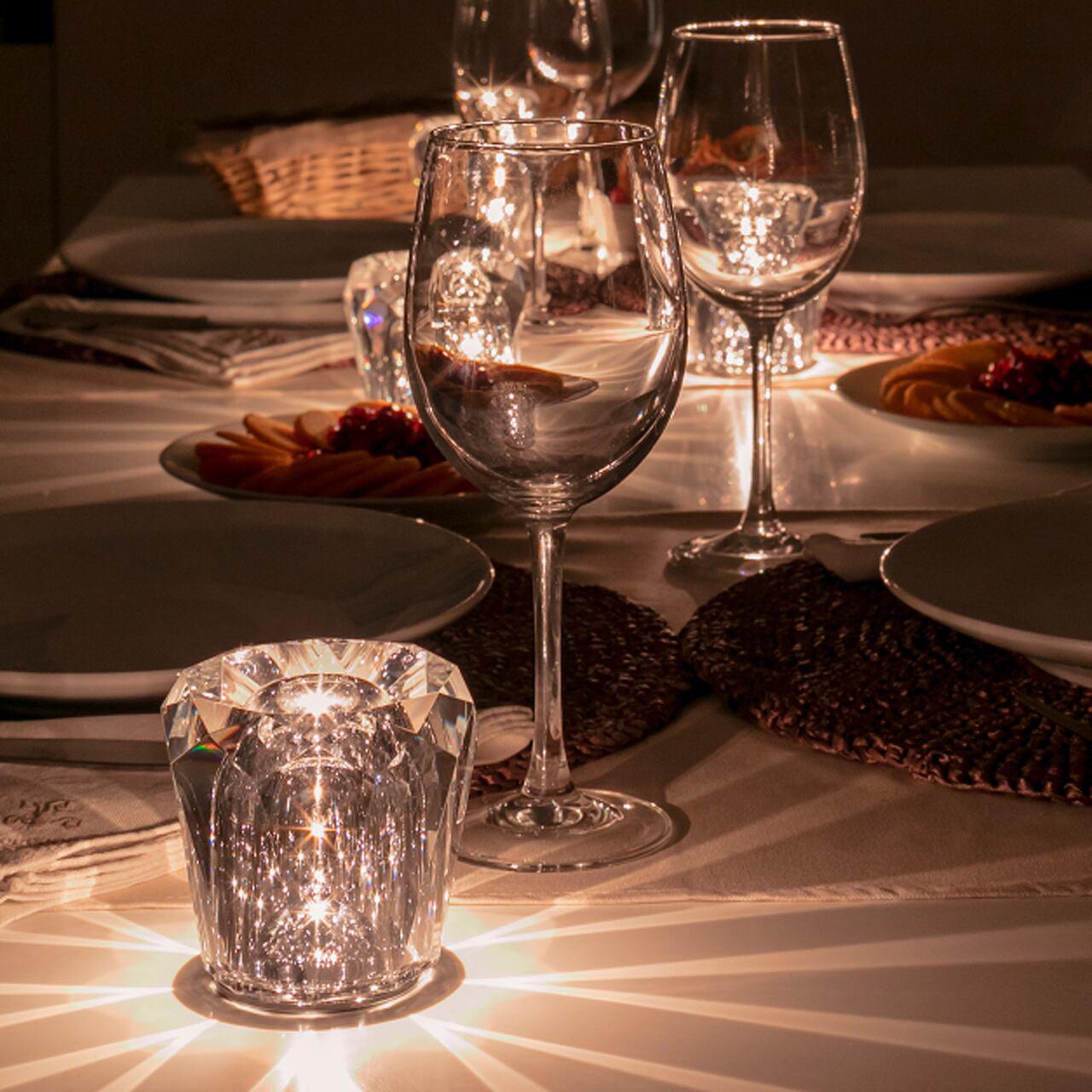 Lampe de table diamant Célcieléa