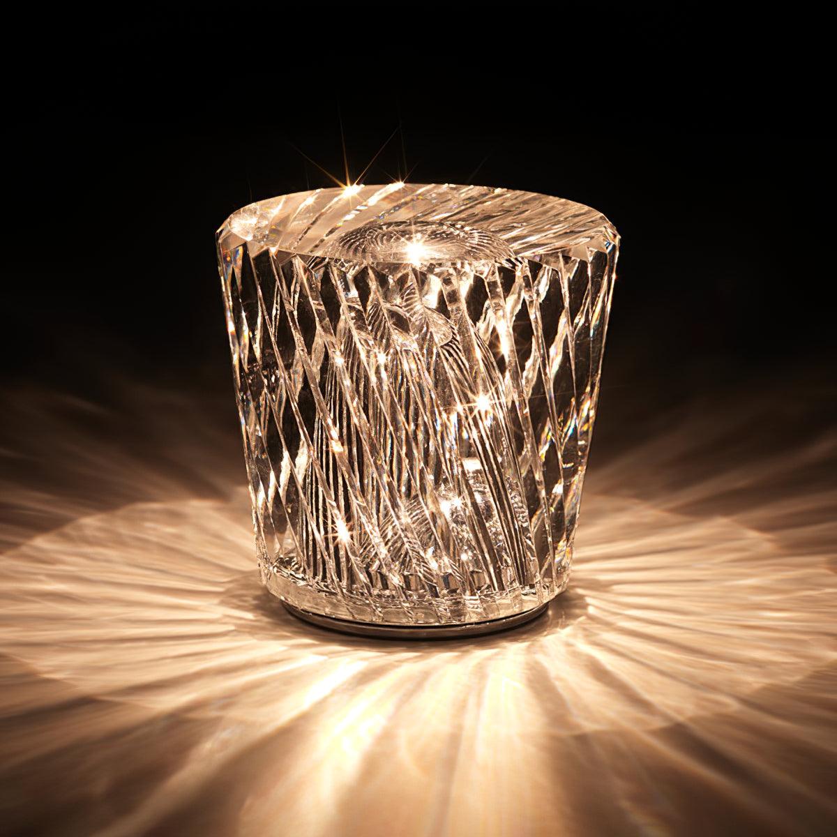 Lampe de table diamant Célcieléa
