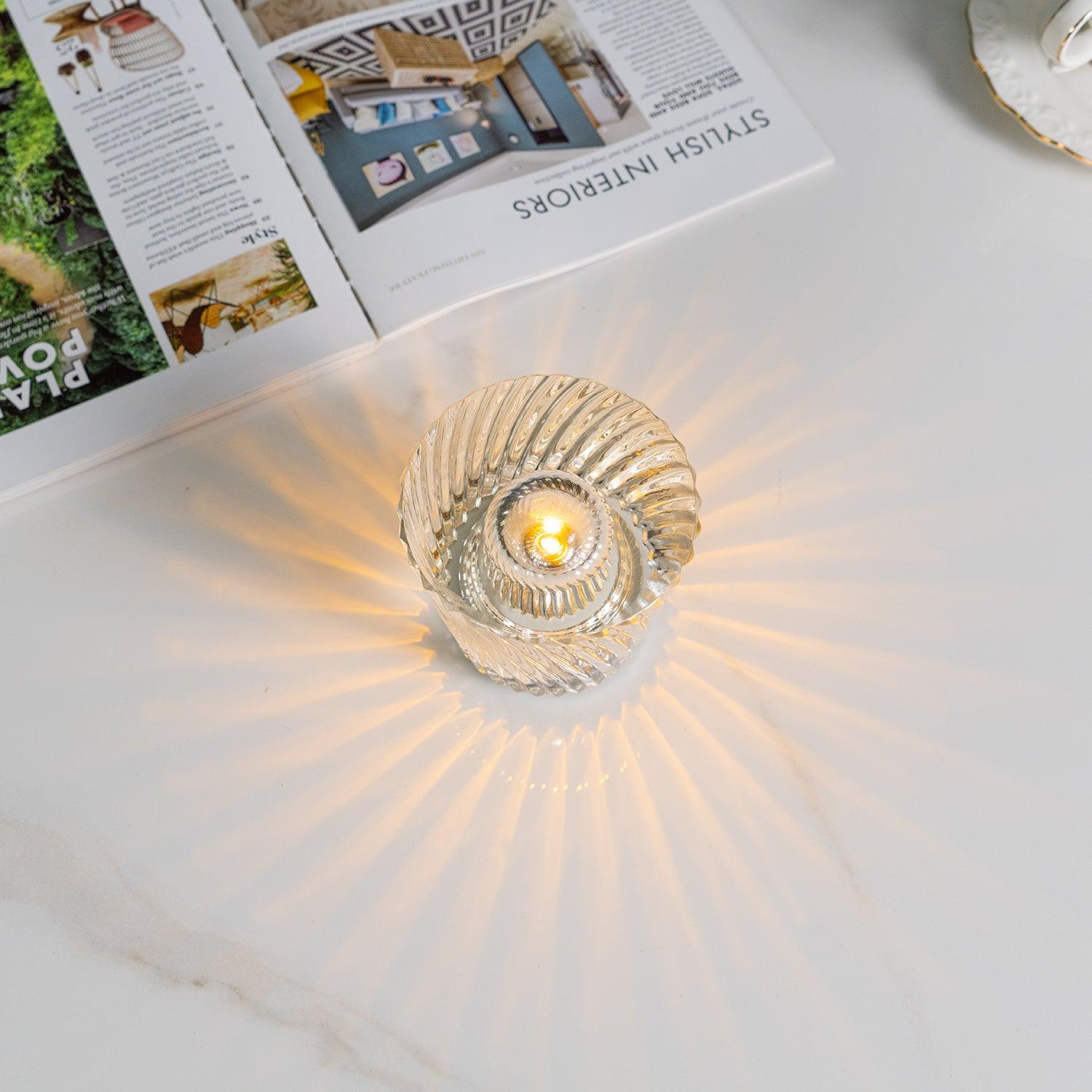 Lampe de table diamant Célcieléa