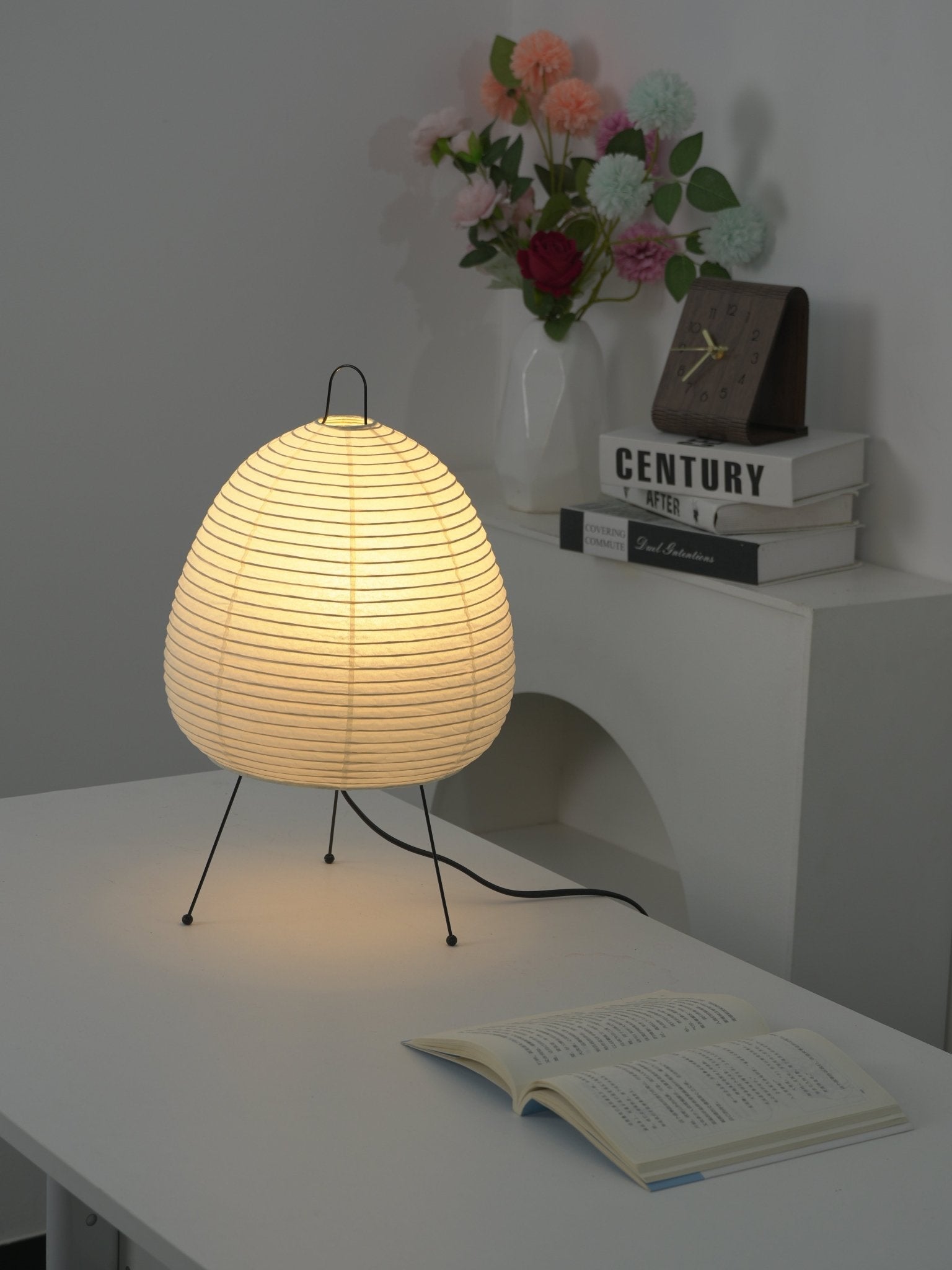 Lampe de table japonaise Pélvionalis
