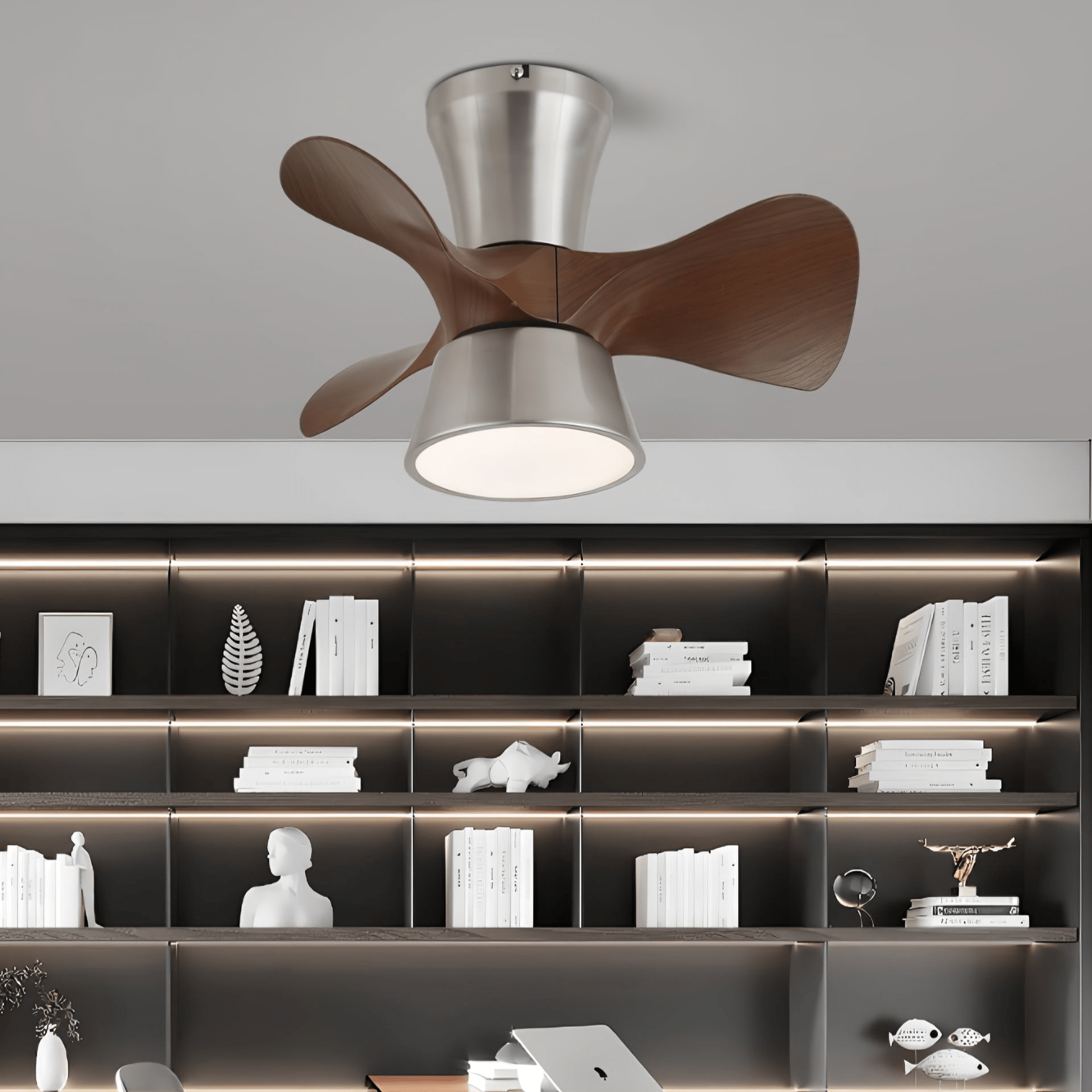 Plafonnier ventilateur Rumareco