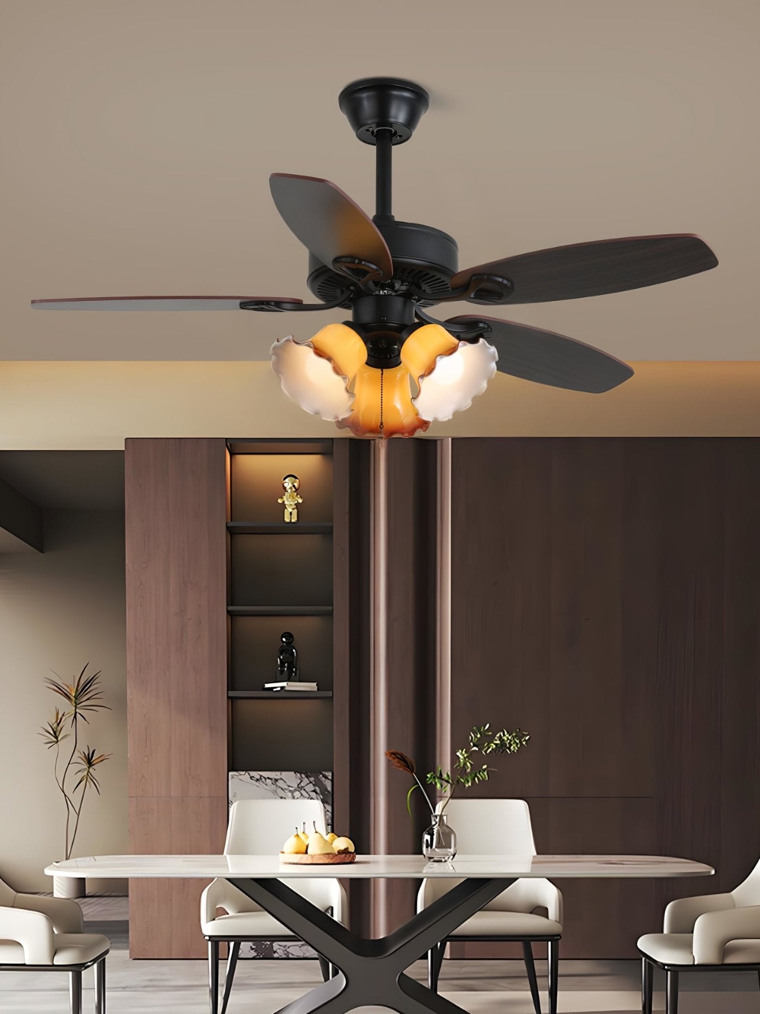 Plafonnier ventilateur vintage Nomaro