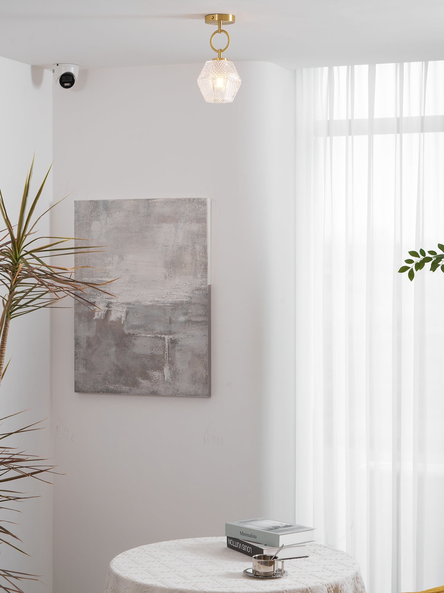 Plafonnier Art déco Ruzovaris
