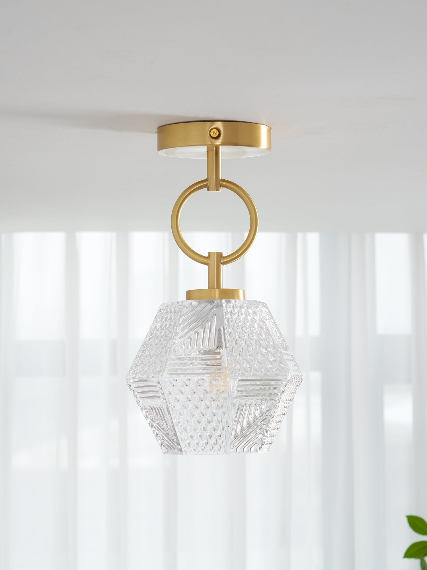 Plafonnier Art déco Ruzovaris