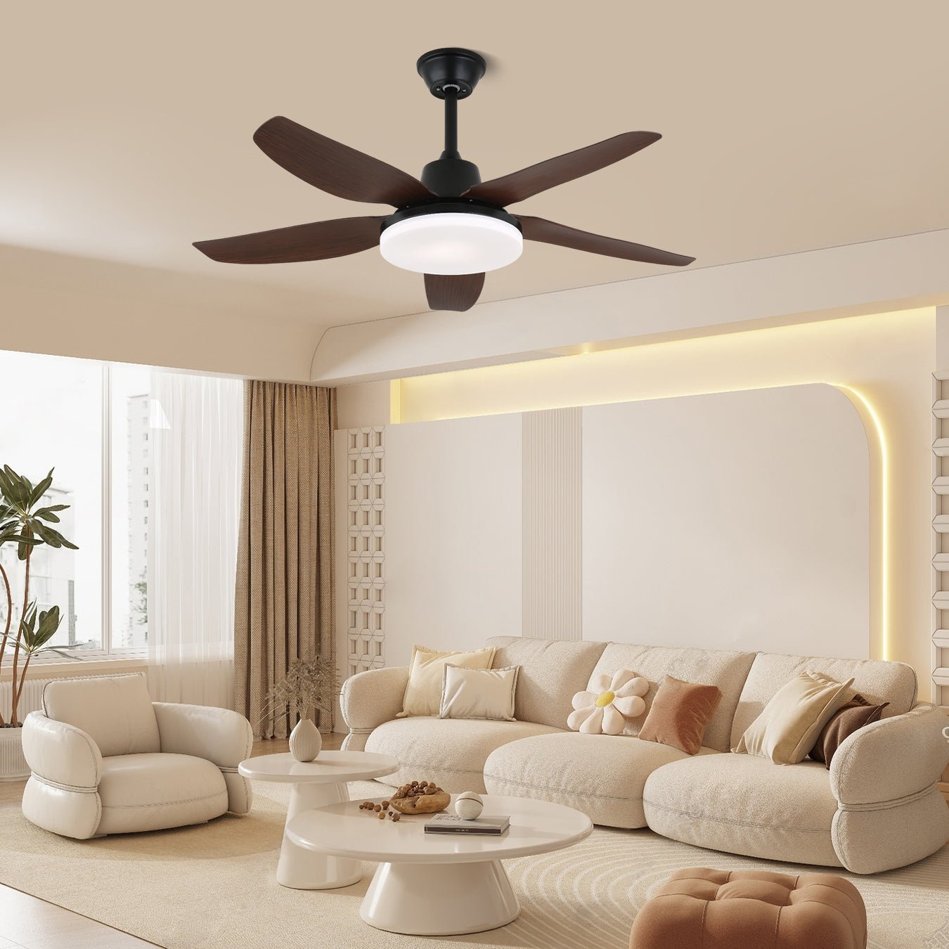 Plafonnier ventilateur Torzovuna