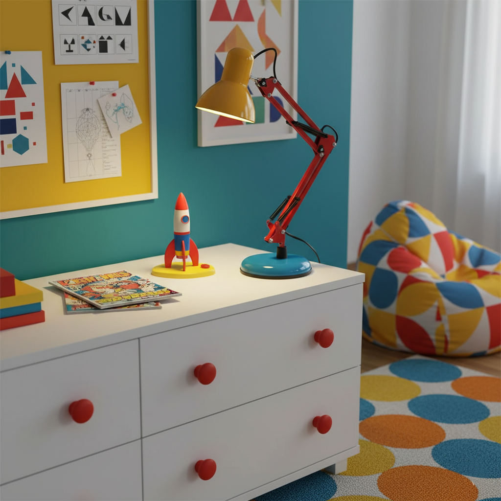 Lampe de table Memphis Peoréaire