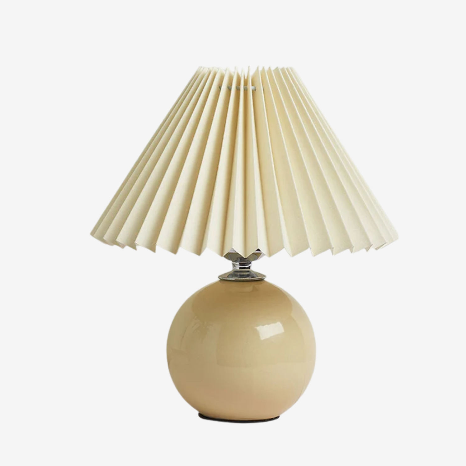Lampe de table plissée Haionoris