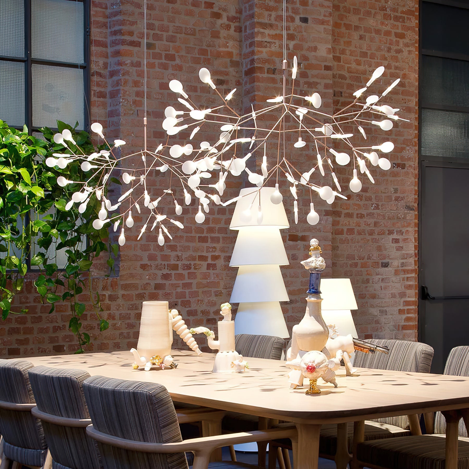 Lustre sculptural Iloreux