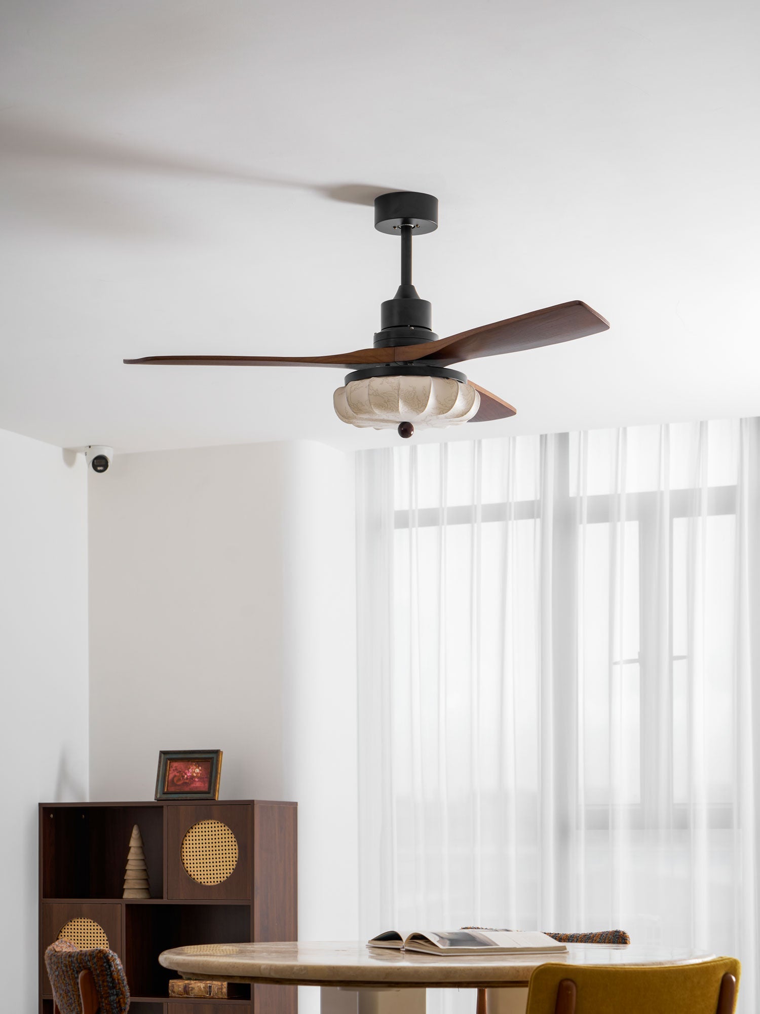 Plafonnier ventilateur moderne Navelo