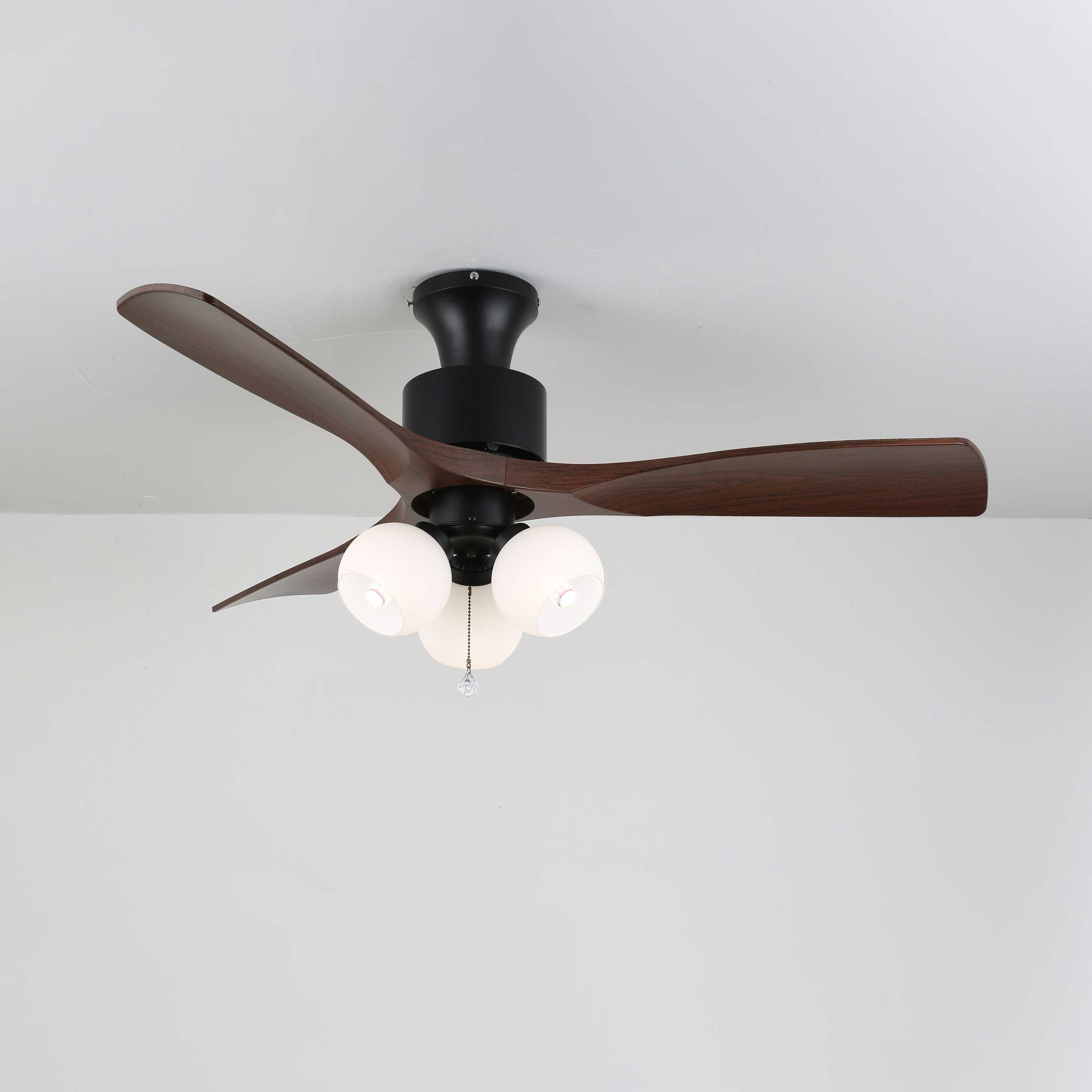 Plafonnier ventilateur globe Limeléon