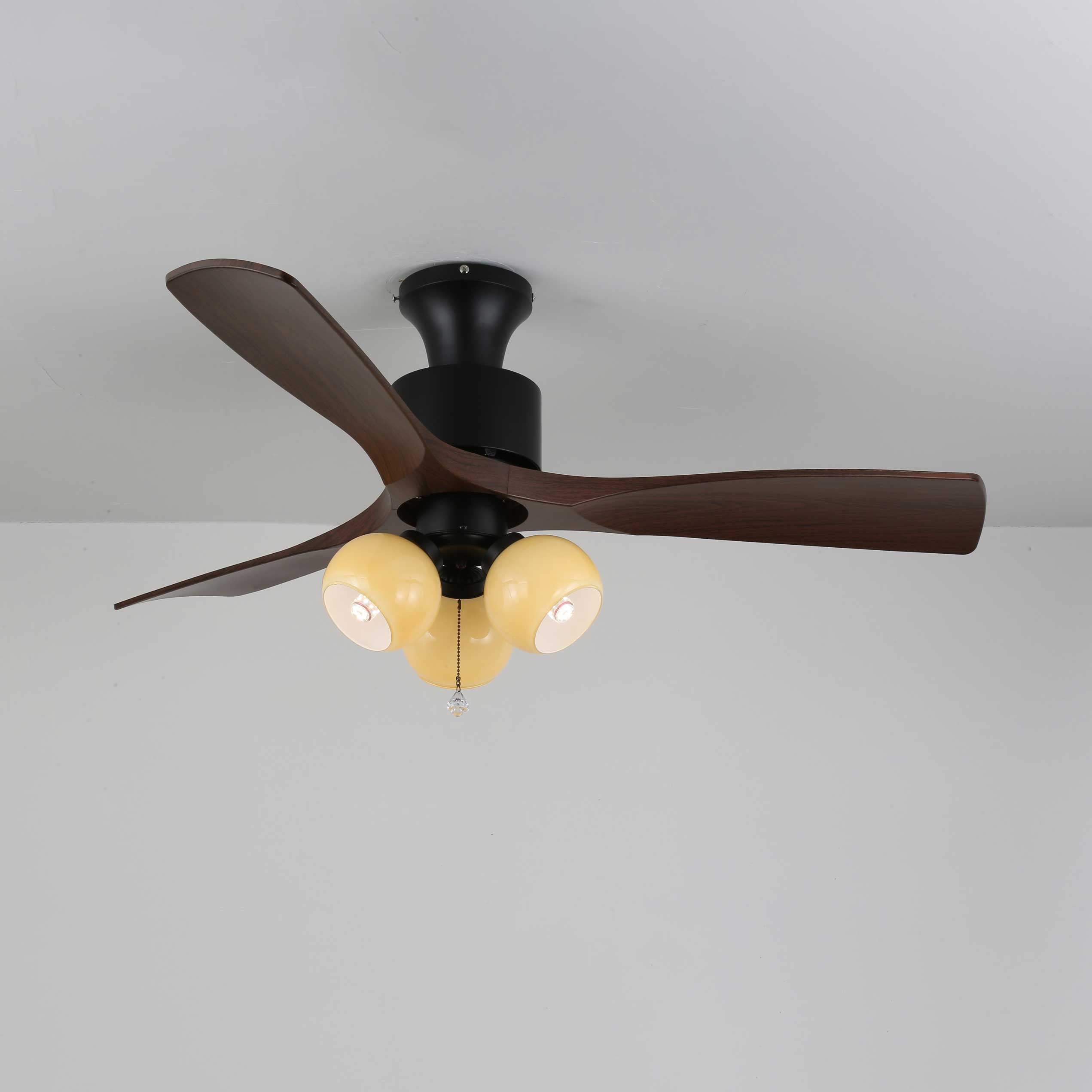 Plafonnier ventilateur globe Limeléon