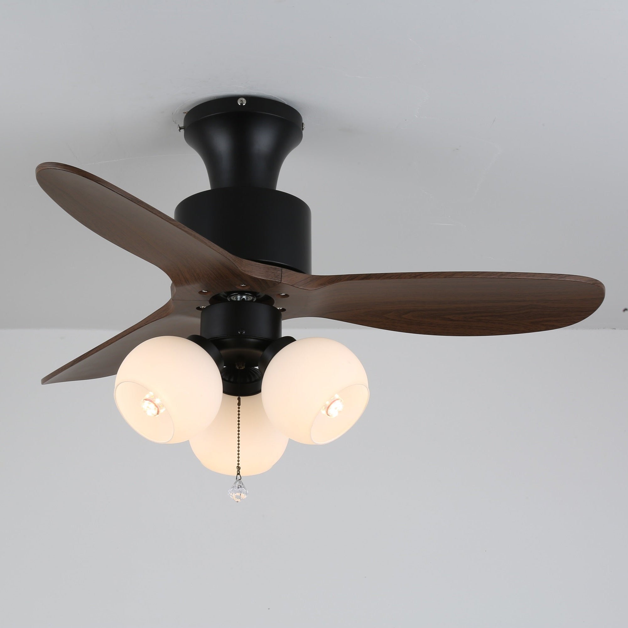 Plafonnier ventilateur globe Limeléon