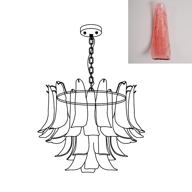 Lustre pétales Kecaléline