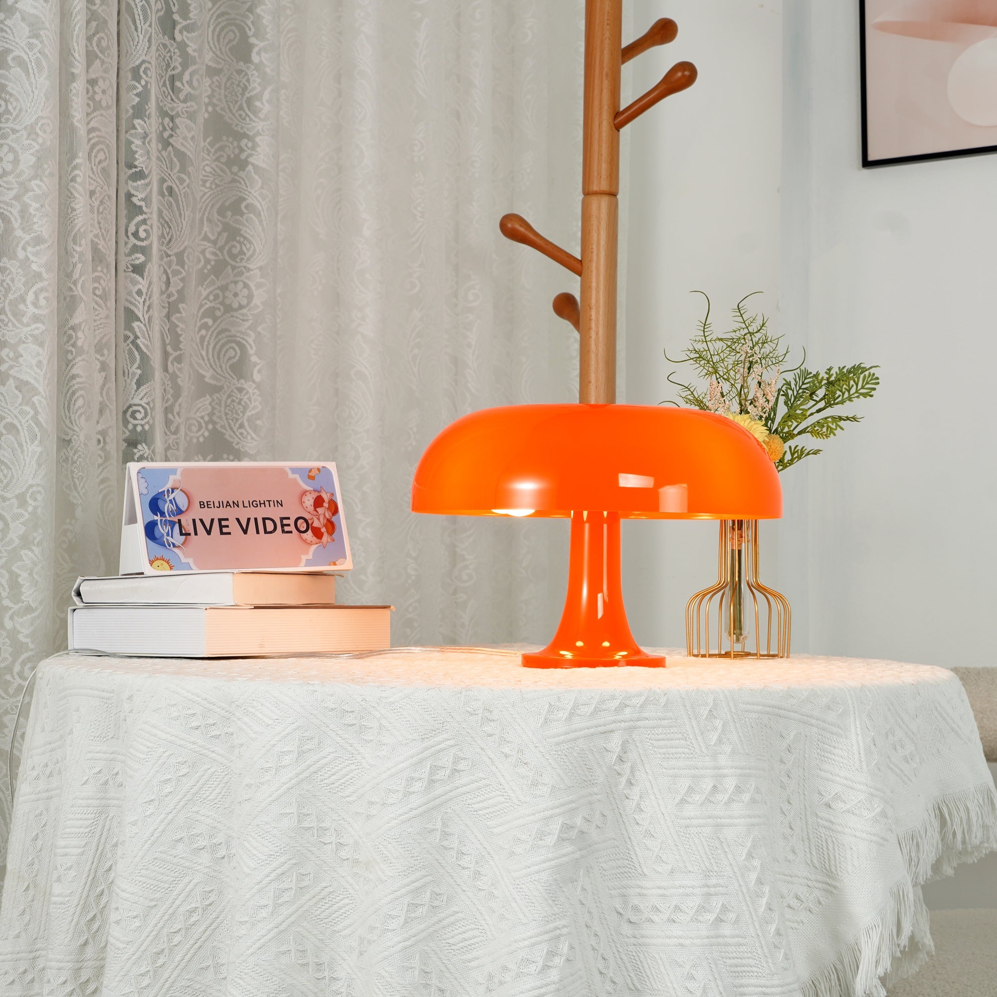 Lampe de table champignon Keoneno