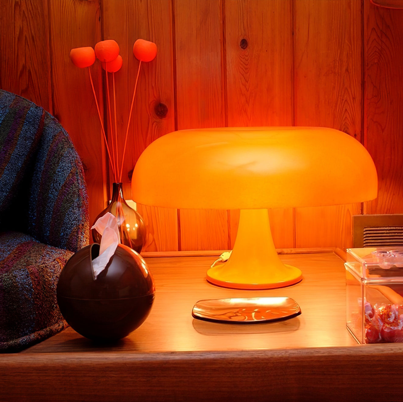 Lampe de table champignon Keoneno