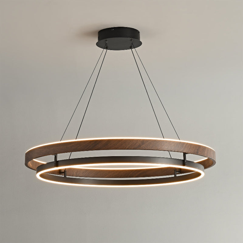 Lustre double anneau Hainelle
