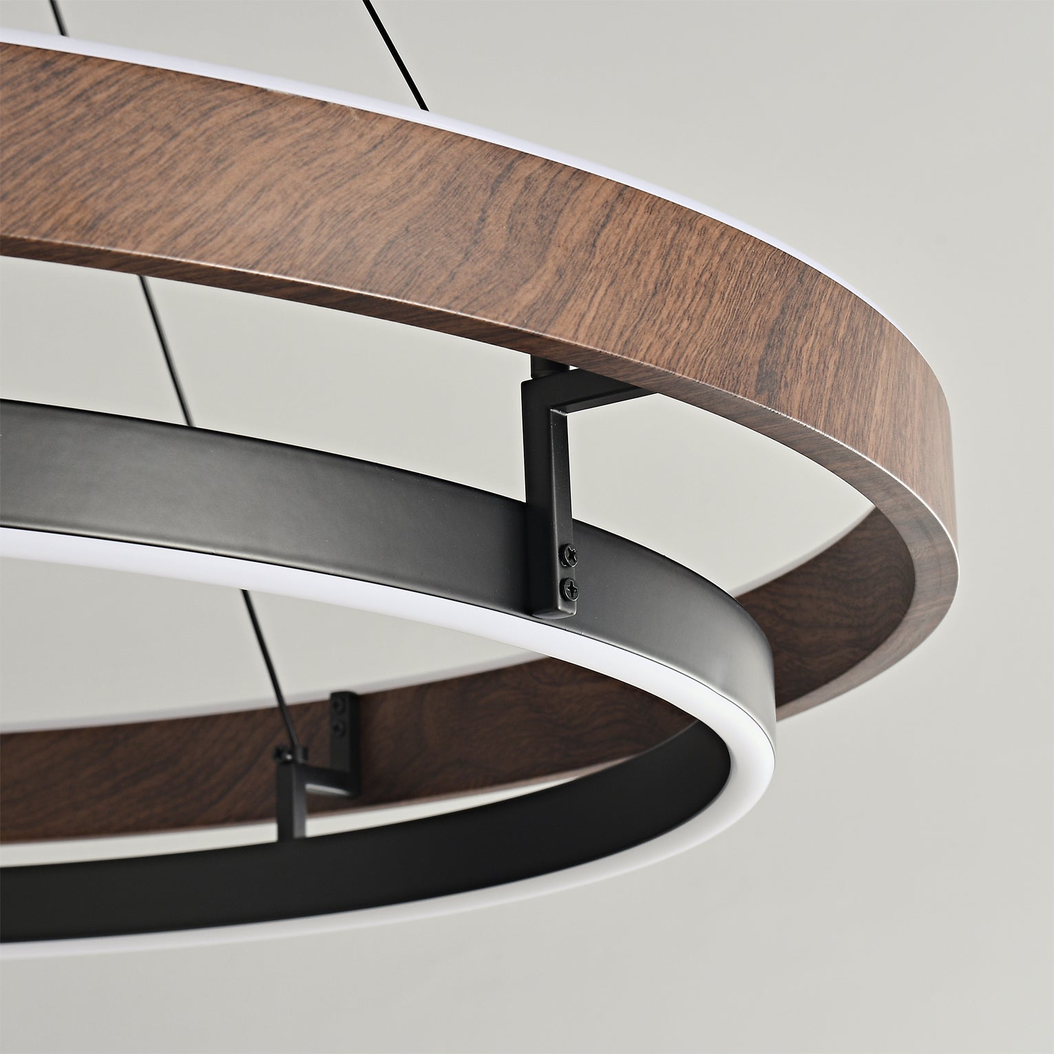 Lustre double anneau Hainelle