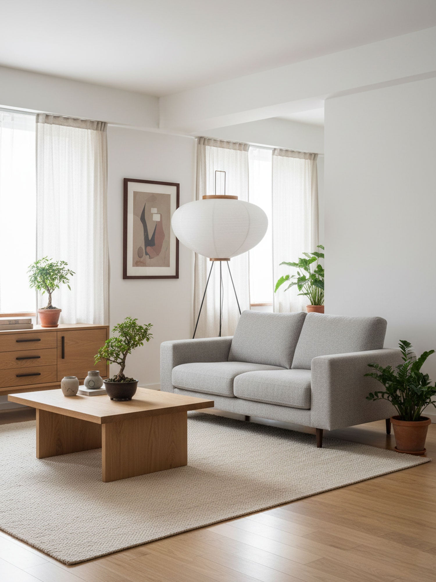 Lampadaire sculptural Taellella