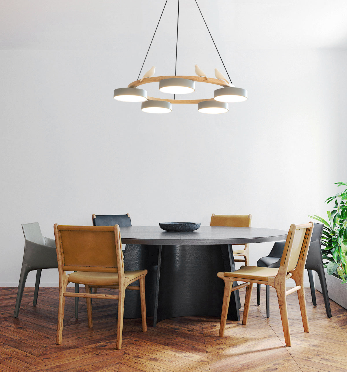 Lustre rond Darienivo