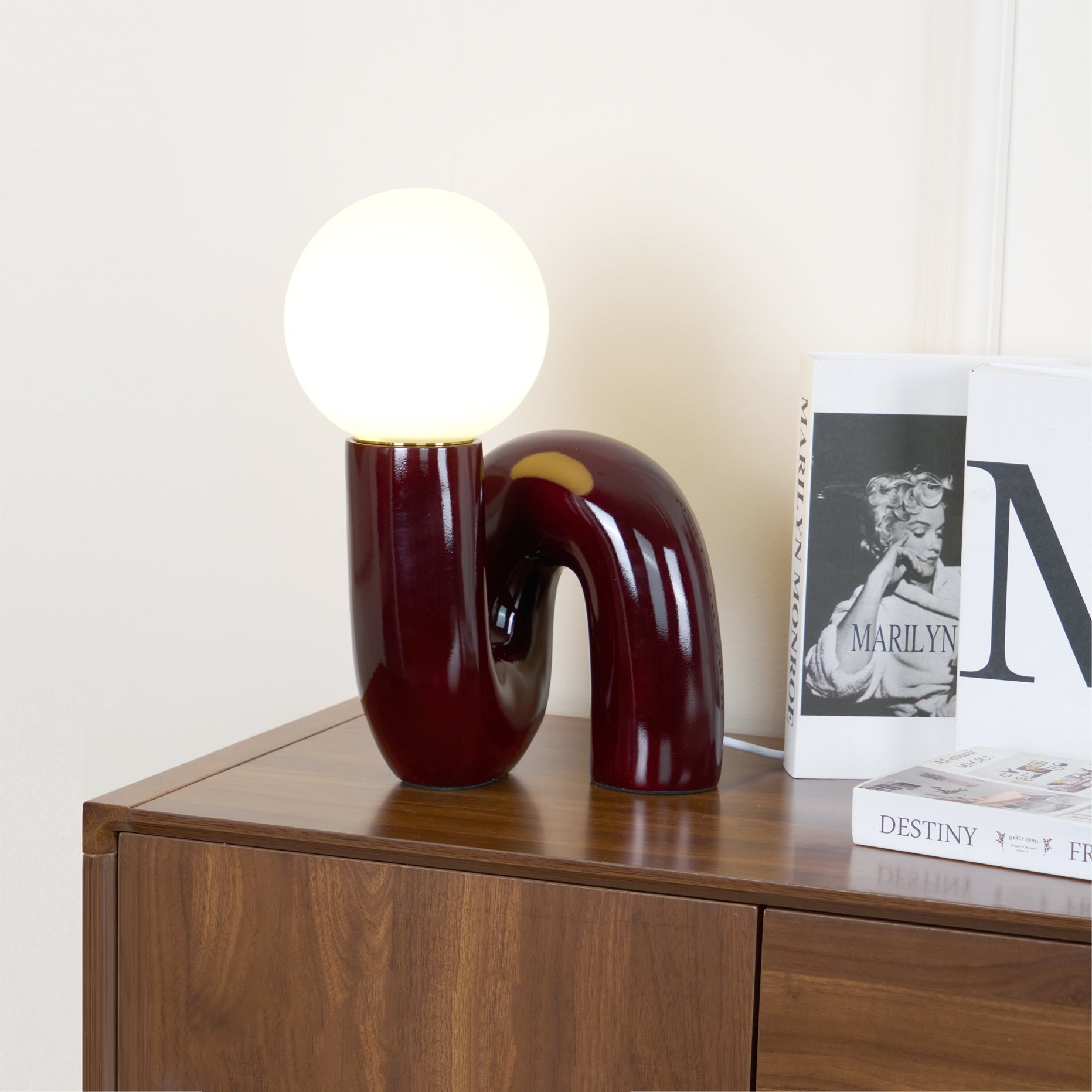 Lampe de table spirale Vaellorin