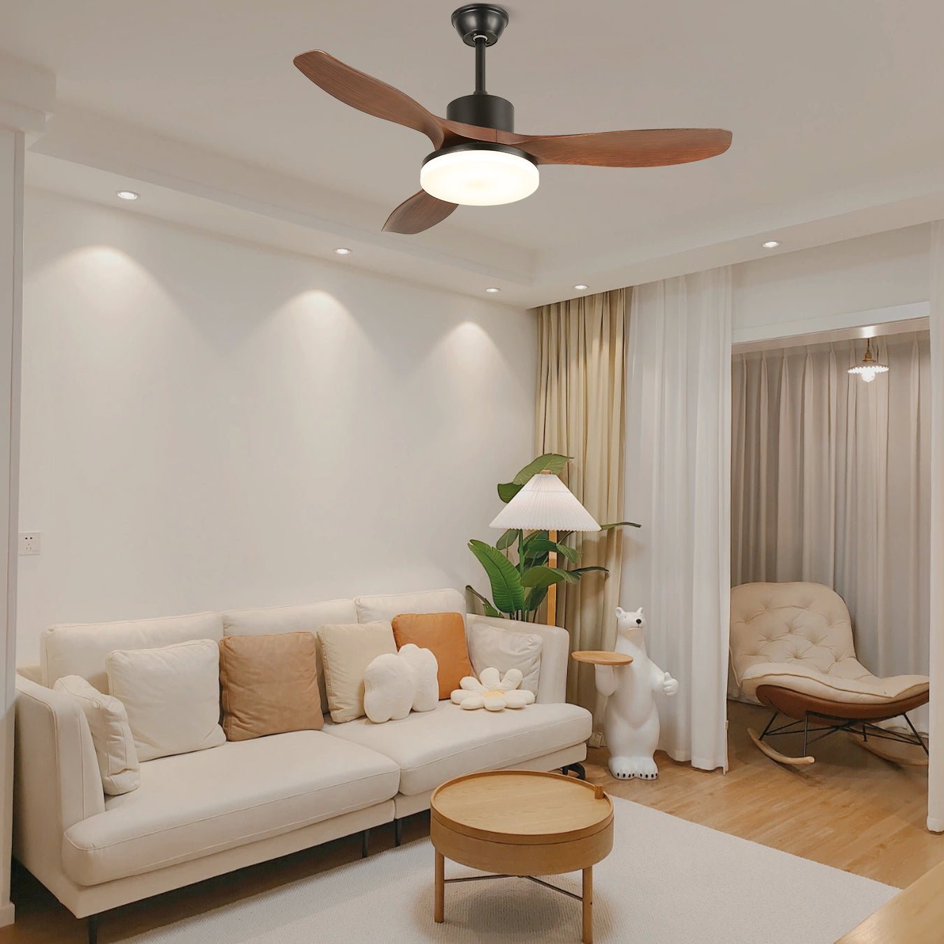 Plafonnier ventilateur Yavigne