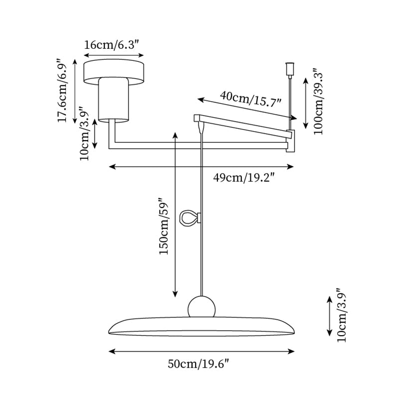 Suspension ronde Loarlune