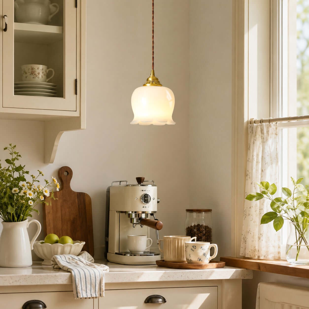 Suspension fleur Hovignia