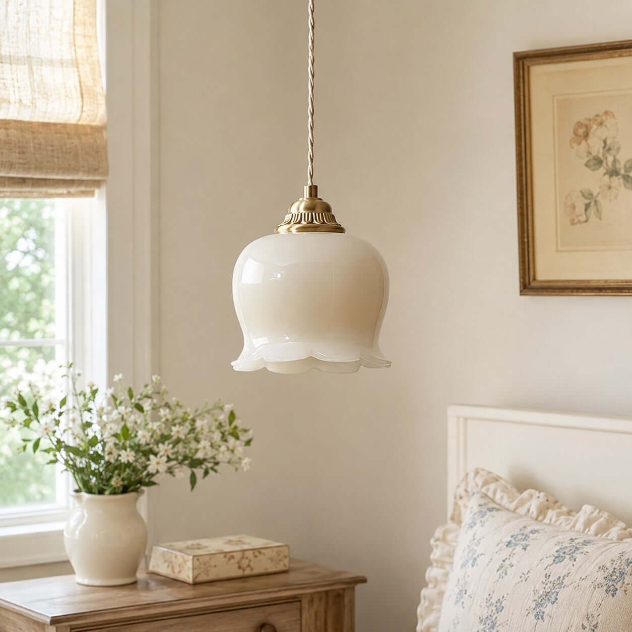 Suspension fleur Hovignia