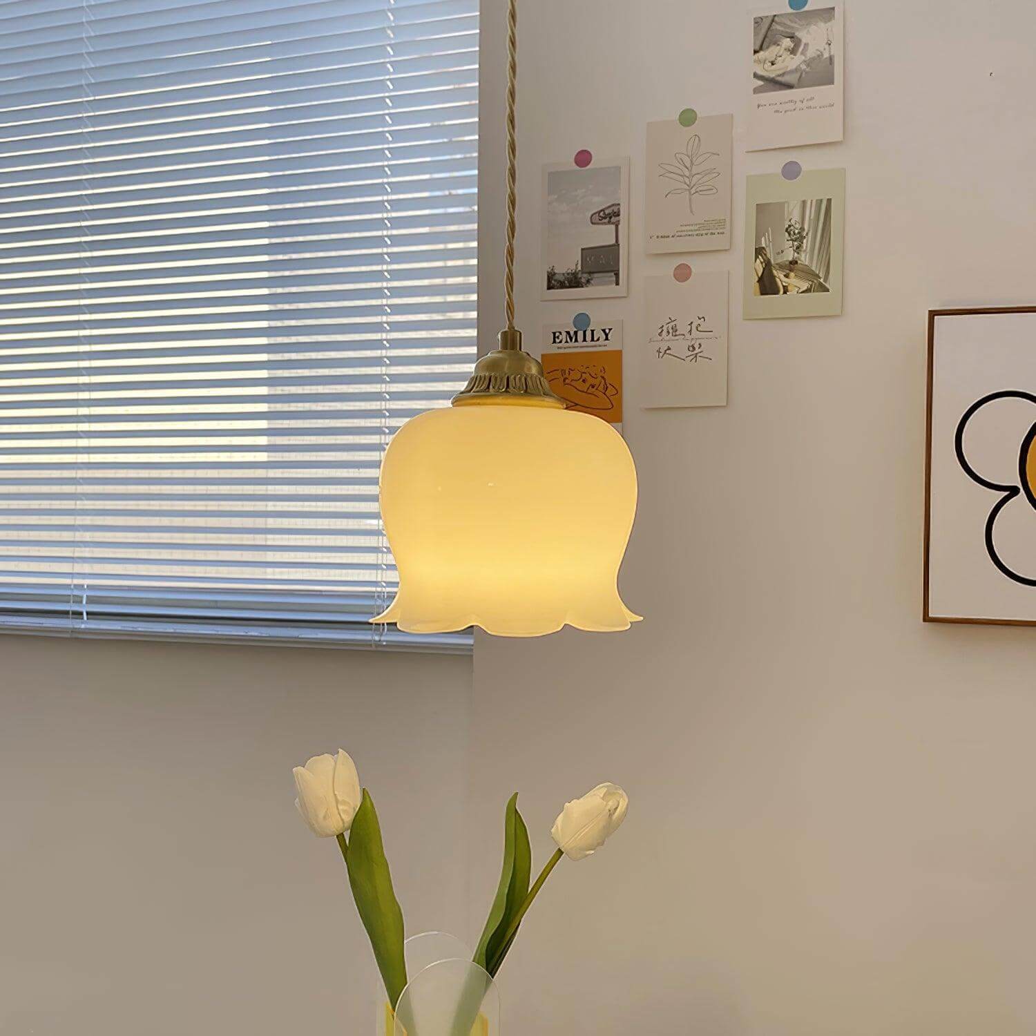 Suspension fleur Hovignia