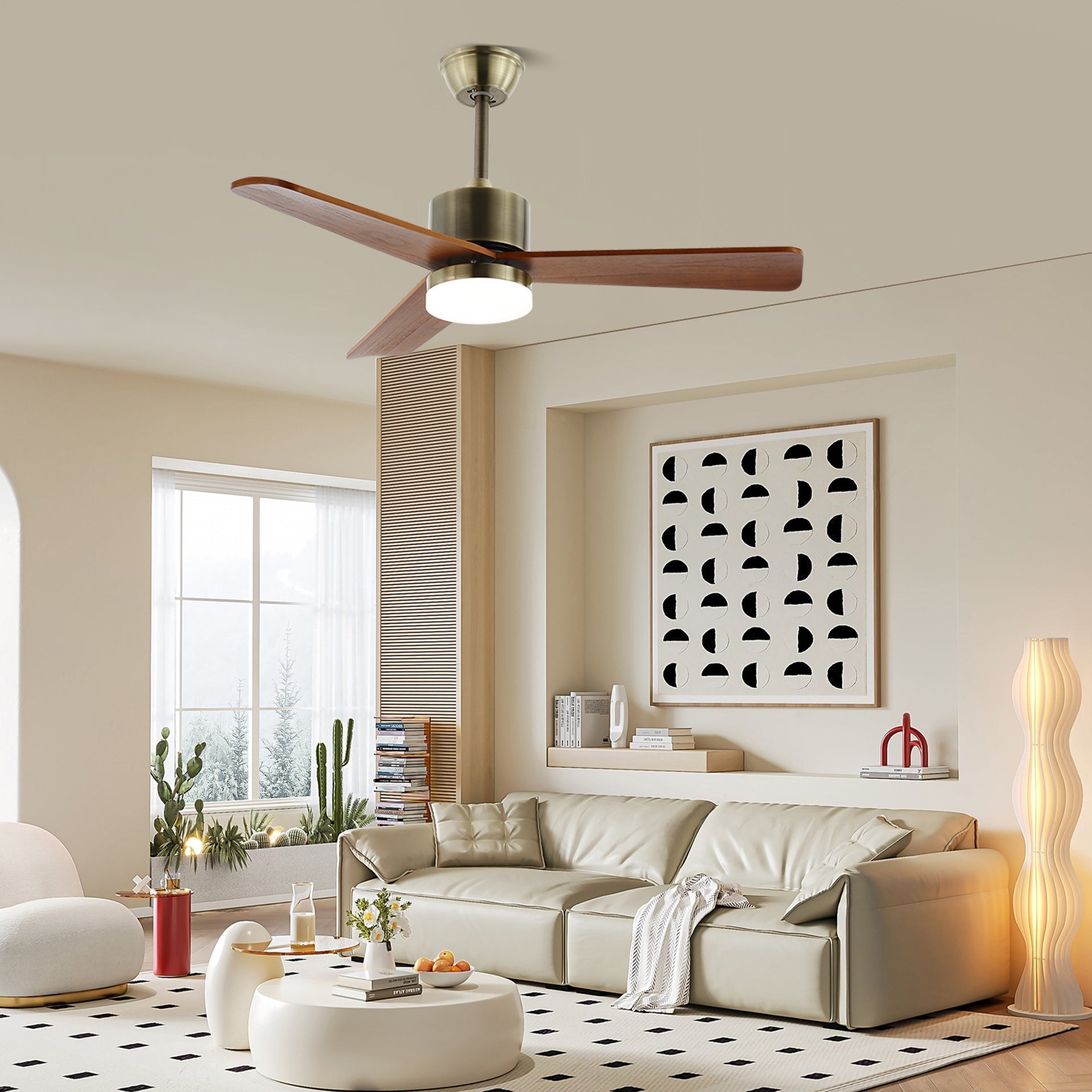 Plafonnier ventilateur Pelnovoris
