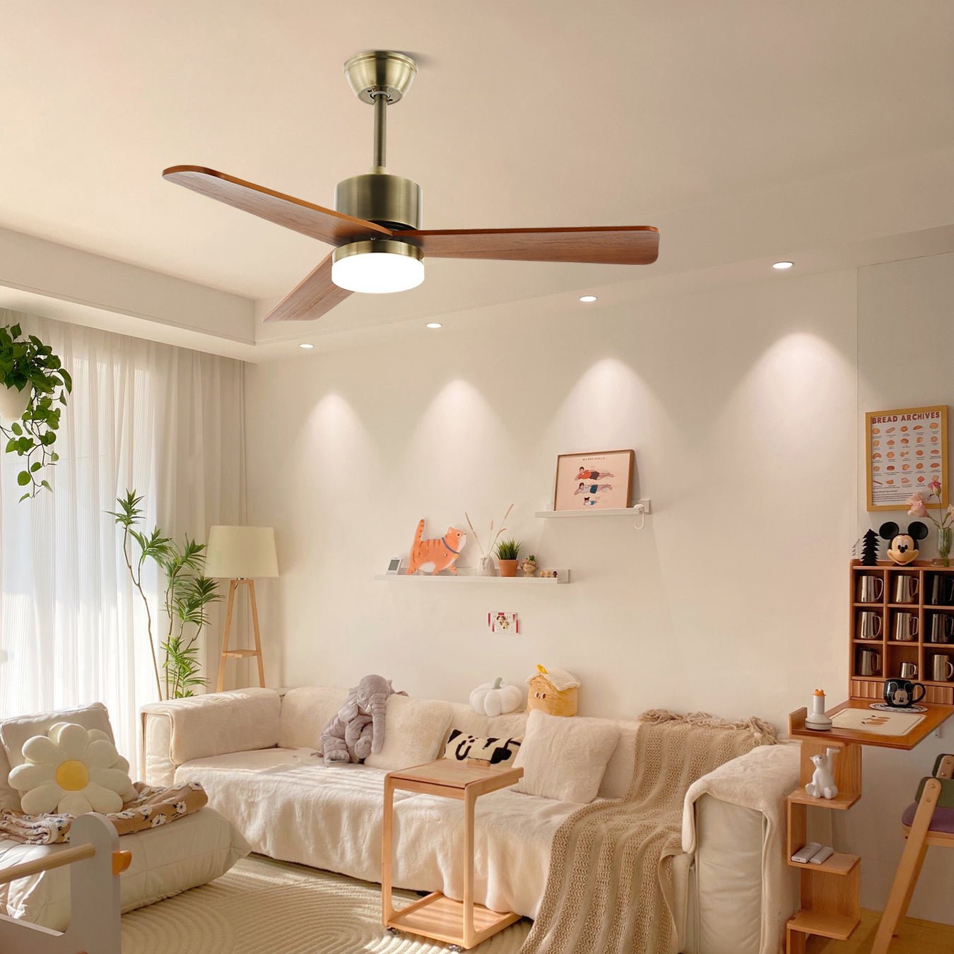 Plafonnier ventilateur Pelnovoris