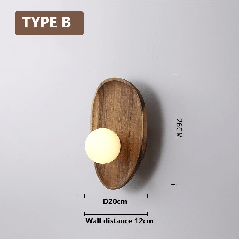 Applique murale en bois Lunérac - Valora Design