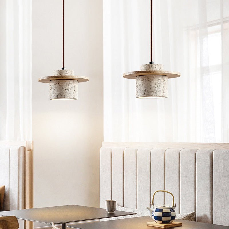 Lumion suspension travertin - Valora Design