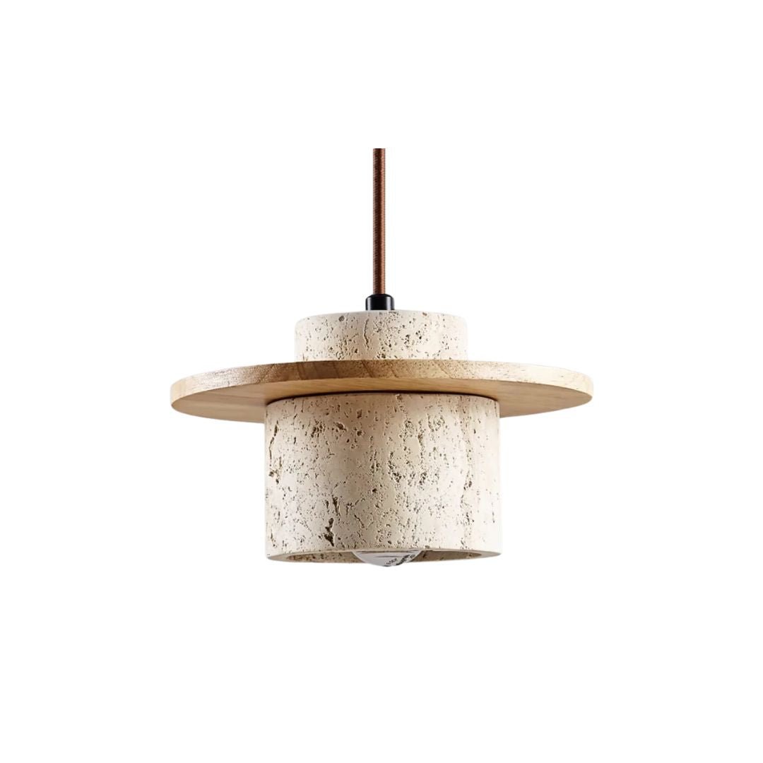 Lumion suspension travertin - Valora Design